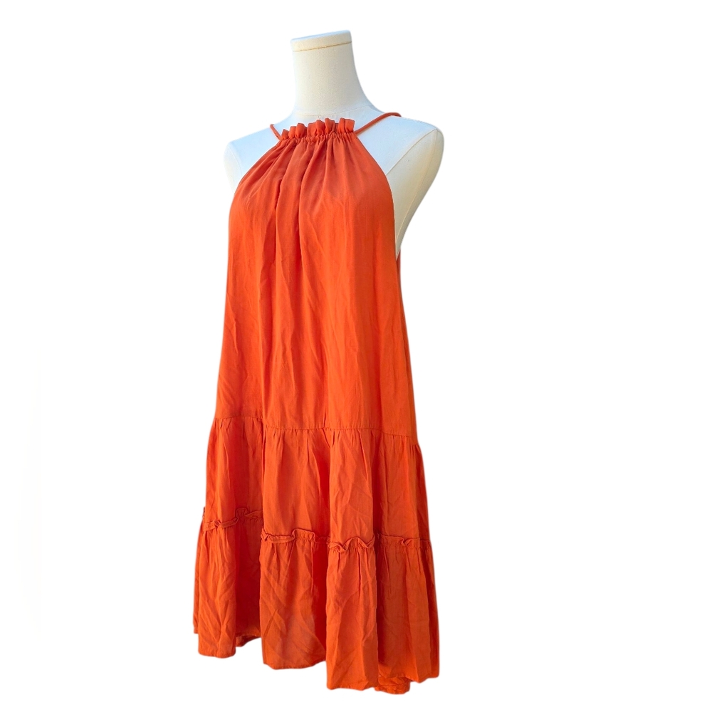 Millibon Coral Flowy Dress